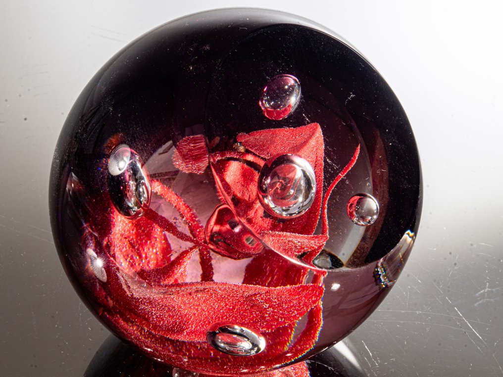 Caithness Glass - Alastair MacIntosh - 纸镇 - "Sword Dance" (Ltd. Edition 1991) - Ø 8,0 cm - 玻璃 #3.2