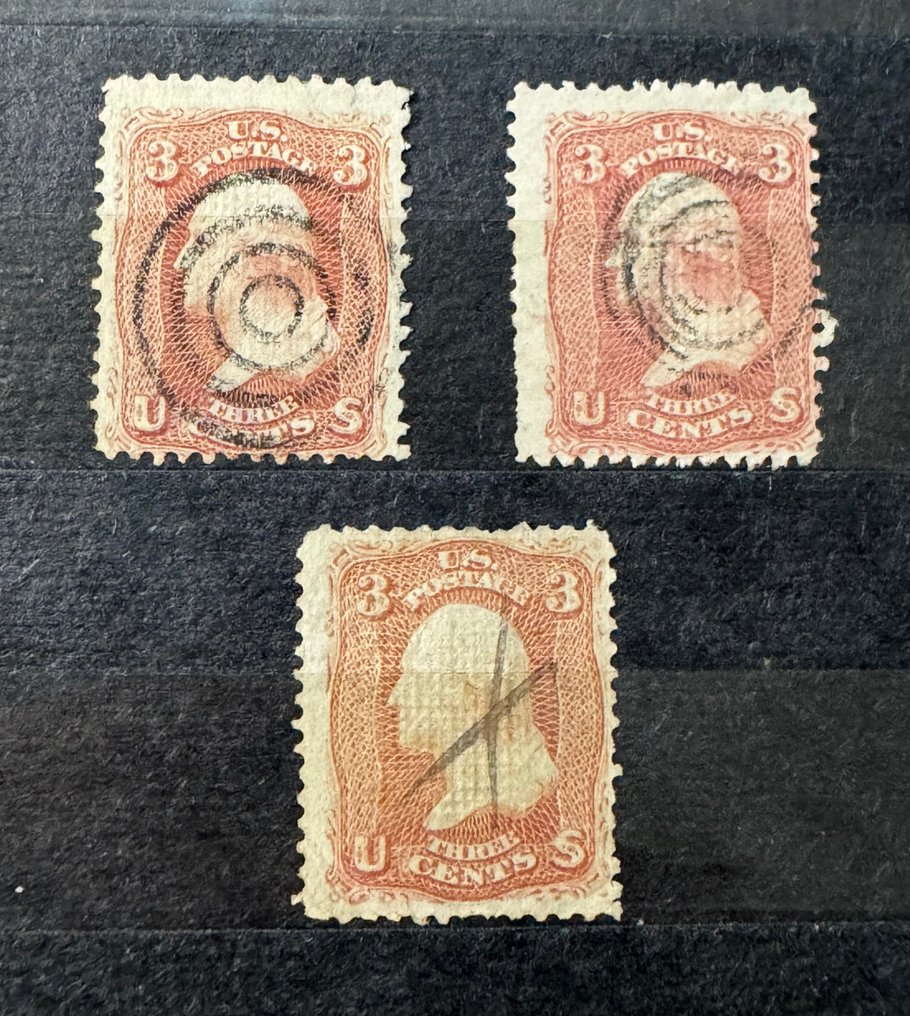 Ηνωμένες Πολιτείες  - Συλλογή γραμματοσήμων των ΗΠΑ Ουάσιγκτον με «Γκριλ» RR - 1905/1915 #1.0