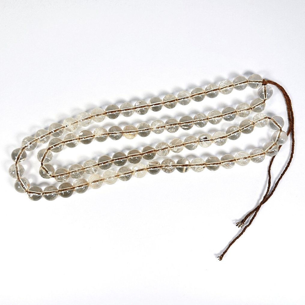 Χαλαζένιο κολιέ Himalayan Old White Crystal - Νεπαλέζοι  (χωρίς τιμή ασφαλείας) #2.1