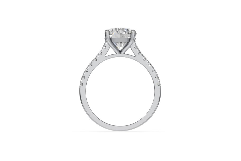 Δαχτυλίδι - 14 καράτια Λευκός χρυσός - 2.29ct. tw. Διαμάντι (Εργαστηριακής καλλιέργειας) - Διαμάντι #2.1