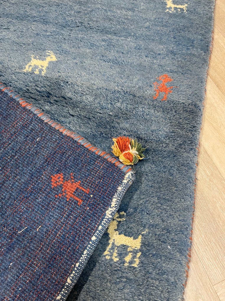 Indo Kashkuli - 手工编织 - 羊毛 - 高多边形地毯 - 质量优良的地毯 - 地毯 - 144 cm - 76 cm #4.3