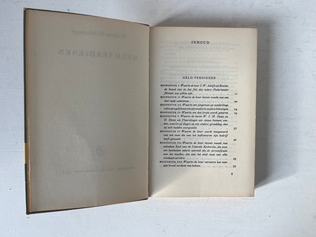 Willem Wittkampf - Geld verdienen [Met opdracht] - 1954 #3.2