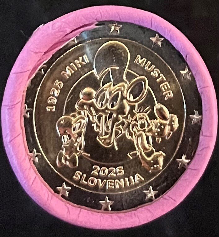 Σλοβενία. 2 Euro 2025 "Miki Muster" (25 stuks) in muntrol  (χωρίς τιμή ασφαλείας) #1.0