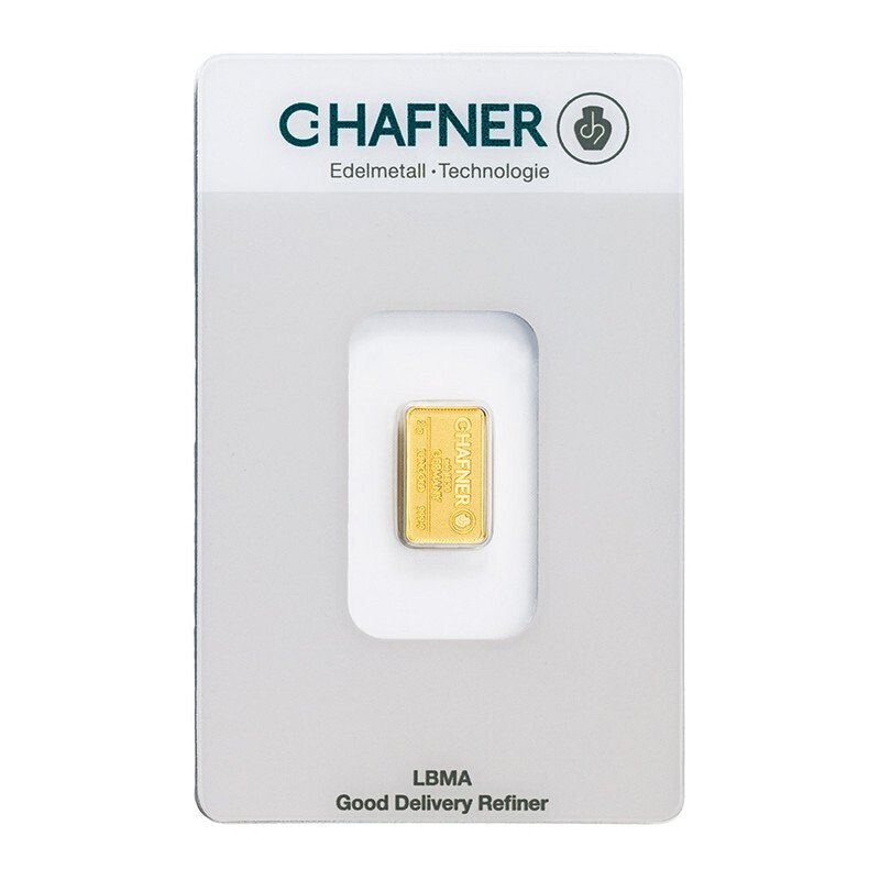 4 grammi - Oro .999 - C. Hafner, Germany - Sigillato e con certificato #2.1