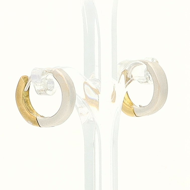 Cercei - 18 ct. Aur galben, Aur alb #1.0