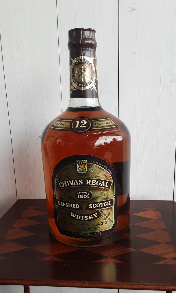 Chivas Regal 12 years old Large Bottle - b. década de 1970 - 3.78 Litres #3.2