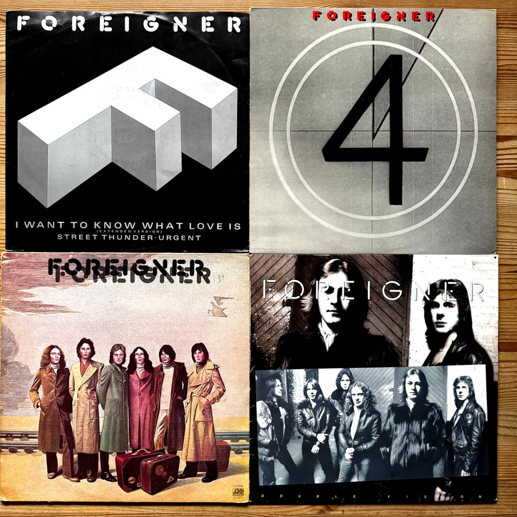 Foreigner - FOREIGNER,  4 Great Records - 多个标题 - 黑胶唱片 - Stereo - 1977 #1.0