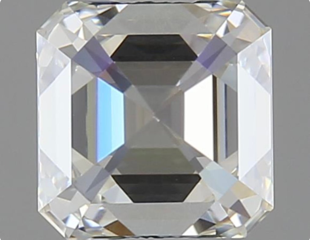 No reserve price - 1 pcs Diamond  (Natural)  - 1.01 ct - Emerald - H - VVS1 - International Gemological Institute (IGI) #2.1