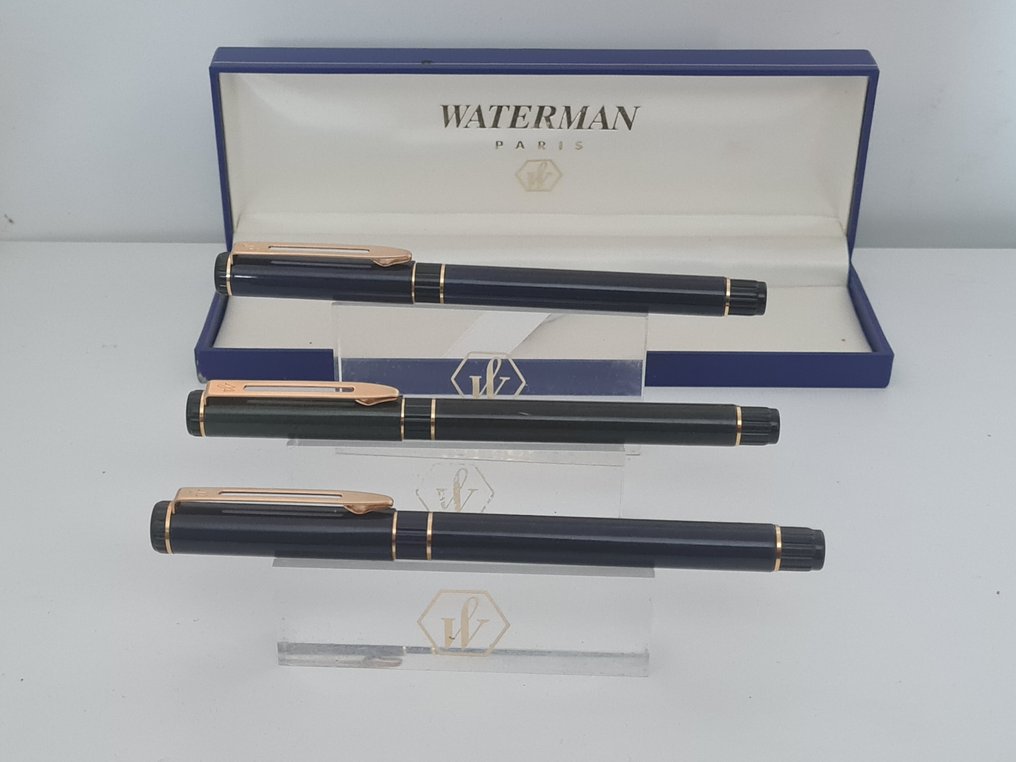 Waterman - Centurion,  (lot de trois stylos à plume) - χωρίς τιμή ασφαλείας - Σετ στυλό #1.0