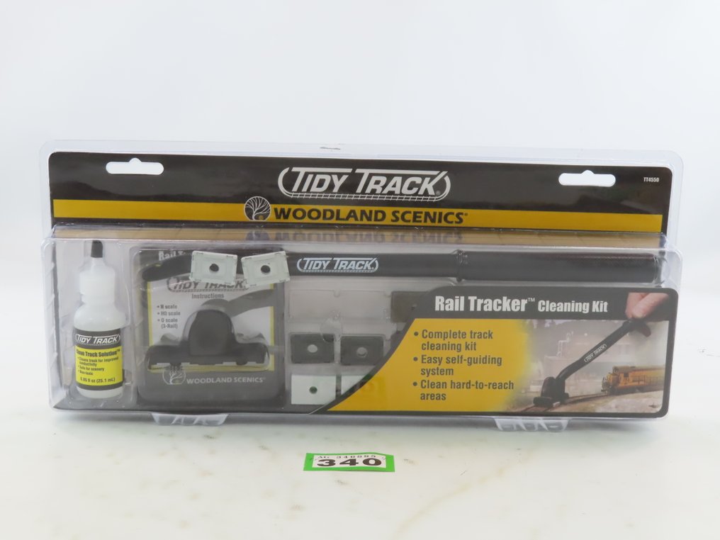 Woodland Scenics H0 - TT4550 - Machetă tren cu șine (1) - Kit de curățare pentru șinele de cale Tidy Track Rail #2.1