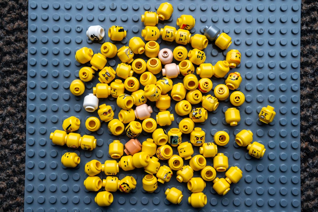 LEGO 零件 - 迷你人偶 - minifigures heads #1.0