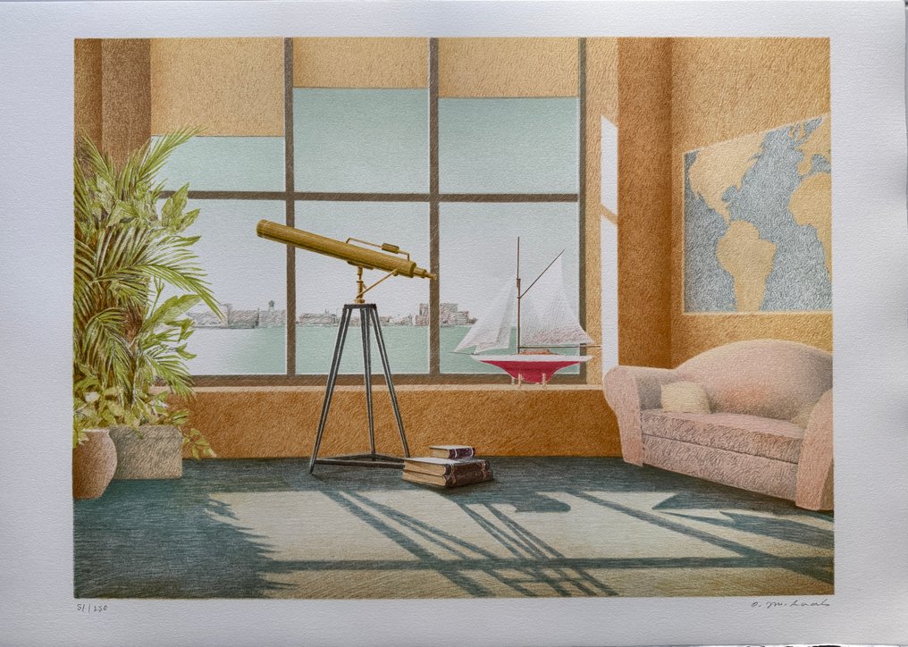 Olivier Raab (1955) - Scène intérieur #3.2