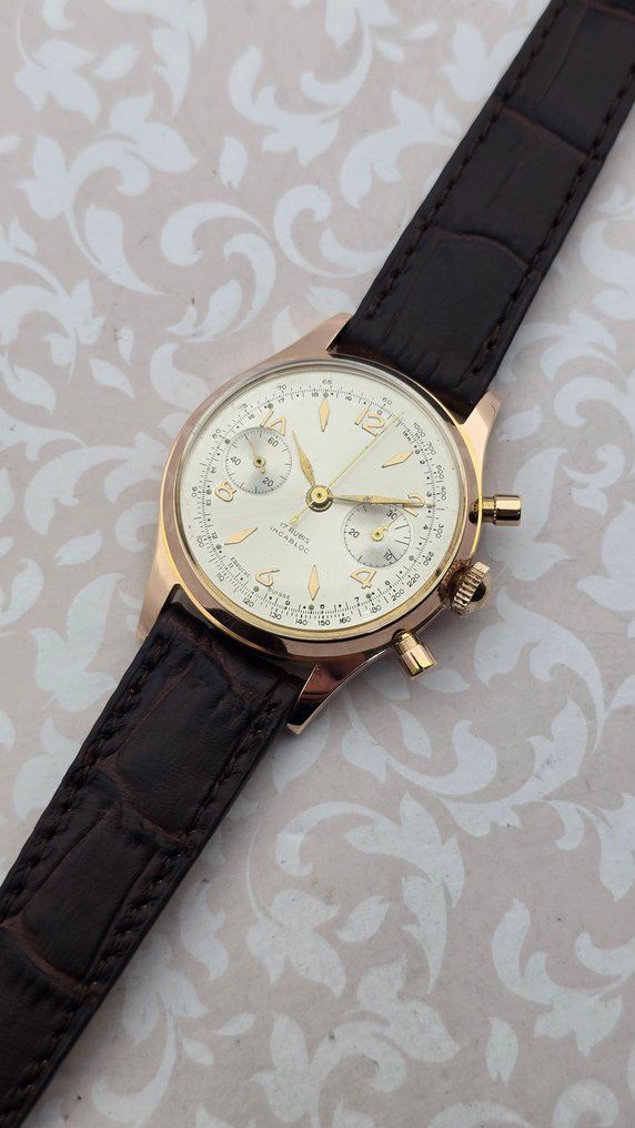 Chronographe Suisse - Cal. Landeron 48 - Ingen mindstepris - Mænd - 1900-1949  #4.3