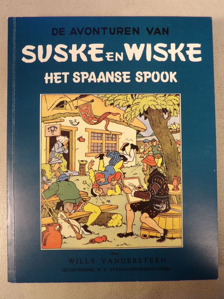 Suske en Wiske - Het Spaanse spook - luxe sc Dirk Vermeire uitgave - met kopie handtekening Vandersteen - 1 x 豪华版 - 第一版 - 1990 #4.3