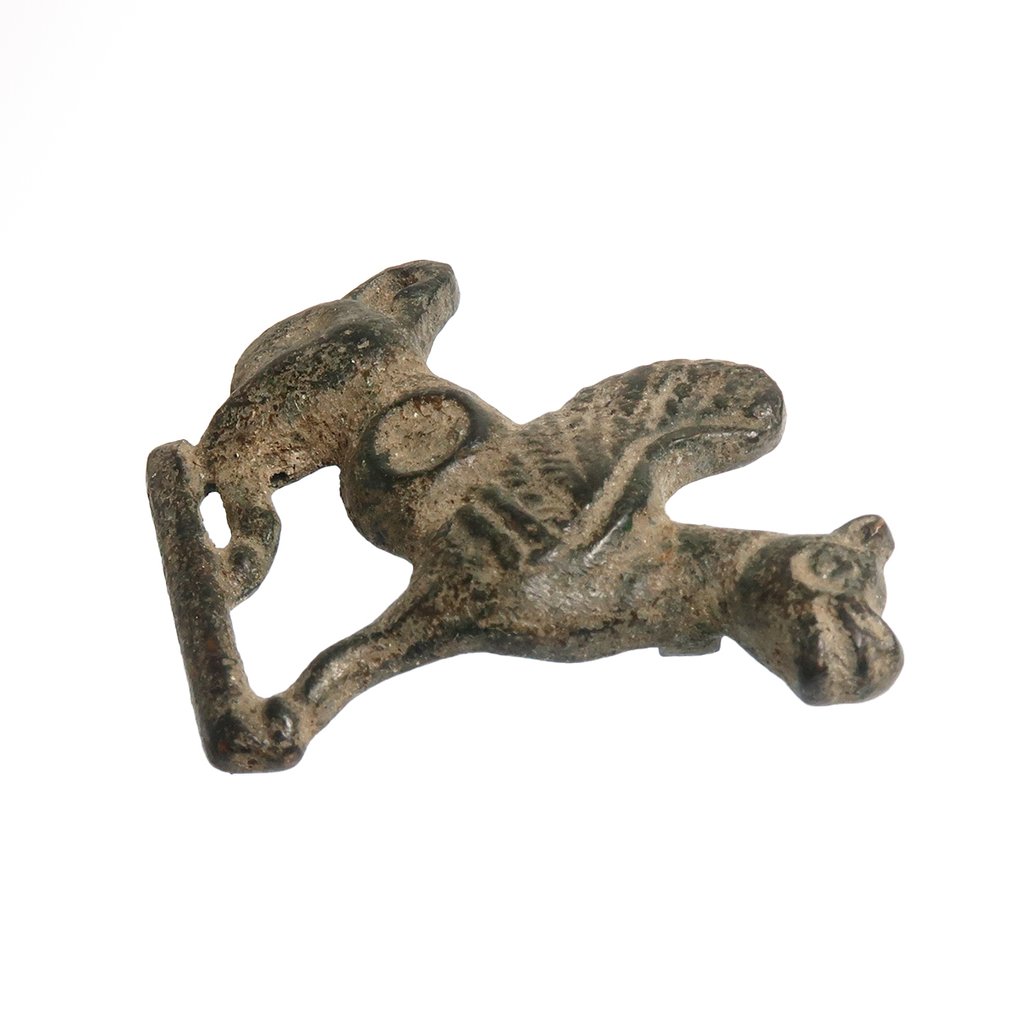 Bactrian Bronze Ornamental Attachment with Demon/God Imdugud #2.1