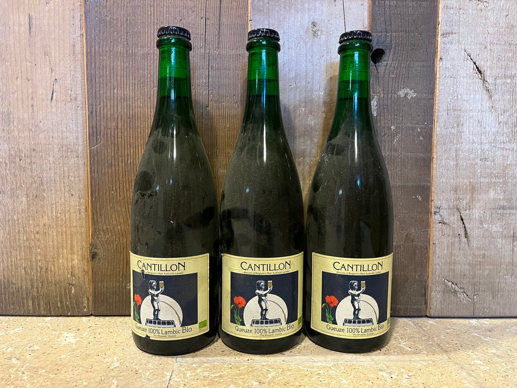 Cantillon - Gueuze 100% Lambic Bio 2015 - 75 cl -  3 flasker  #1.0
