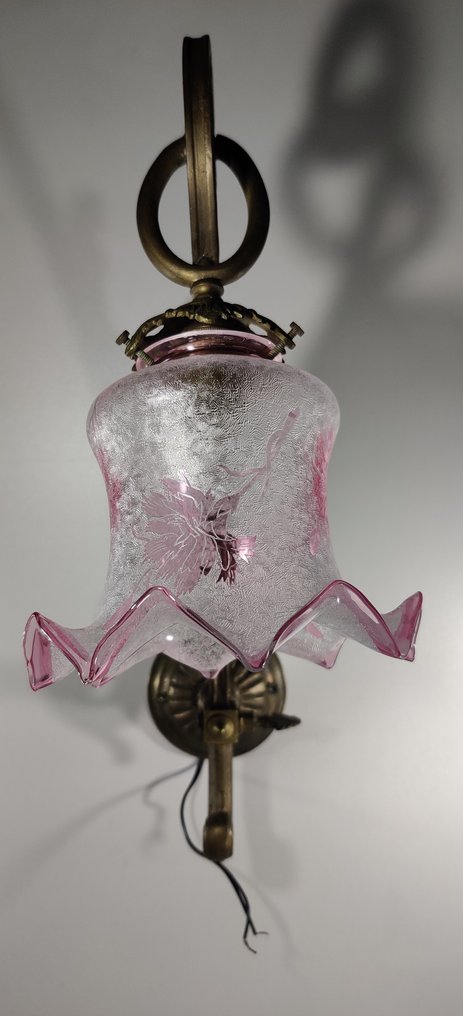 Baccarat - Lâmpada - 2 luminárias de parede - Metal e vidro #1.0