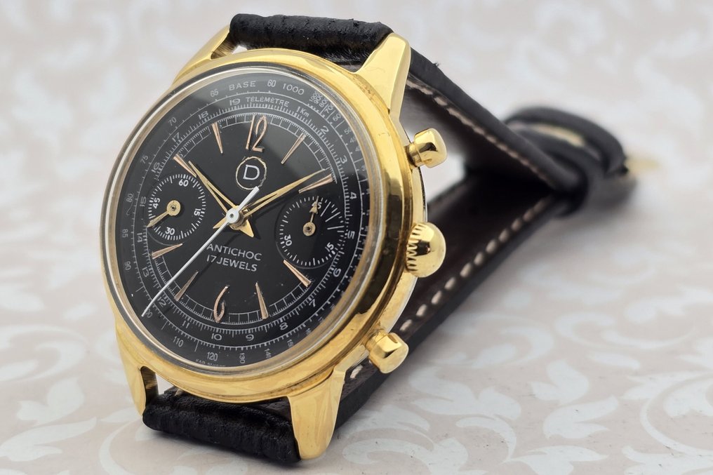 Chronographe Suisse - DOLLAR - Cal. Valjoux 210 - No reserve price - Men - 1950-1959  #1.0