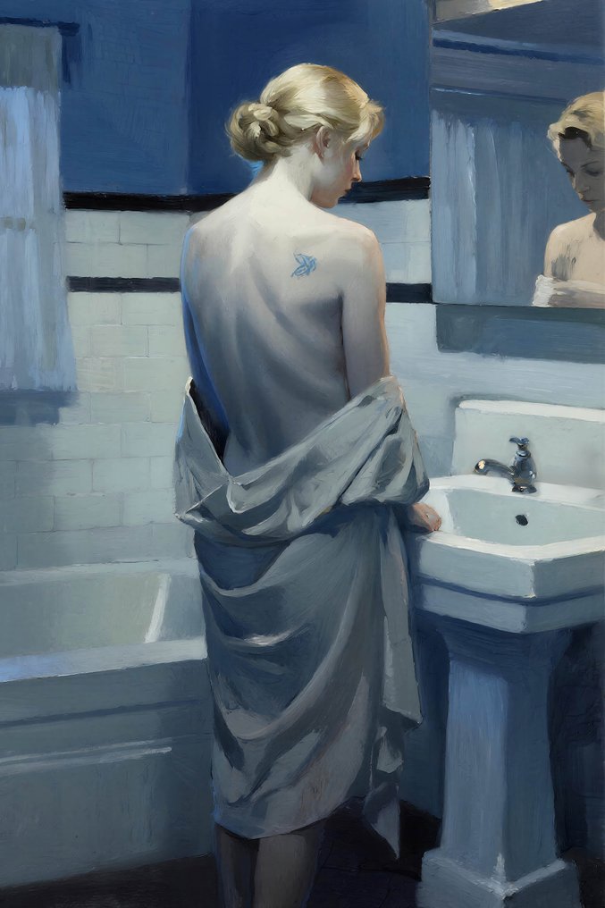 Le Yack - Before the Mirror - Hand signed #1.0