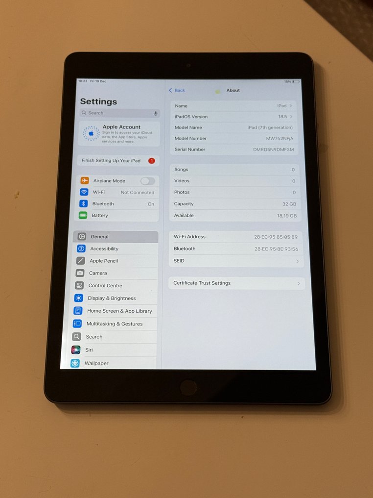 Apple iPad (7th generation) 10.2 WiFi 32GB - Telefono cellulare (1) #1.0