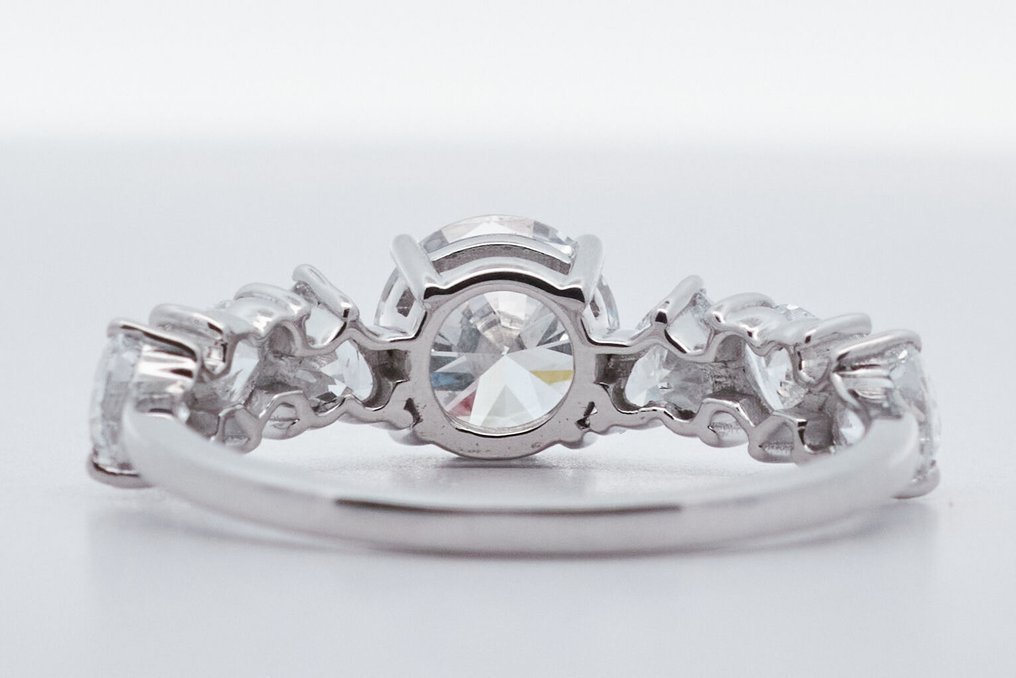 沒有保留價 - 戒指 - 14 克拉 白金 -  2.29ct. tw. 鉆石 (實驗室培育) - 鉆石 #3.2