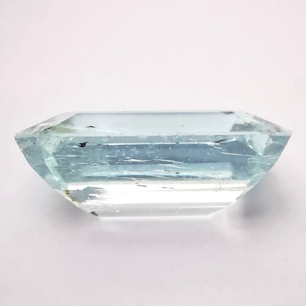 χωρίς τιμή ασφαλείας Ακουαμαρίνης  - 5.42 ct - Antwerp Laboratory for Gemstone Testing (ALGT) - Πολύ ανοιχτό μπλε #2.1