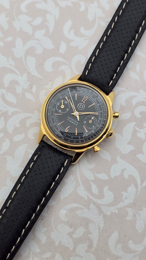 Chronographe Suisse - DOLLAR - Cal. Valjoux 210 - No reserve price - Men - 1950-1959  #4.3