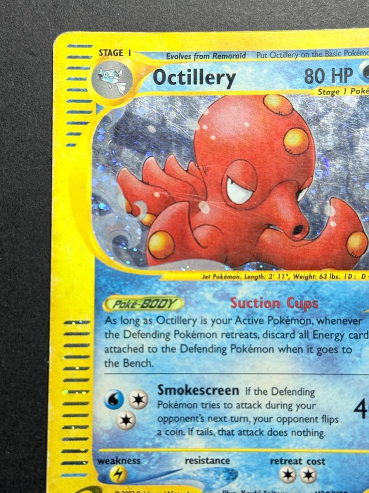 Pokémon - 7 Card - Octillery, Azumarill, Porygon2, Mankey, Drowzee, Tentacool, Porygon, --- Holo / Reverse Holo / ENG - WOTC - Aquapolis #2.1