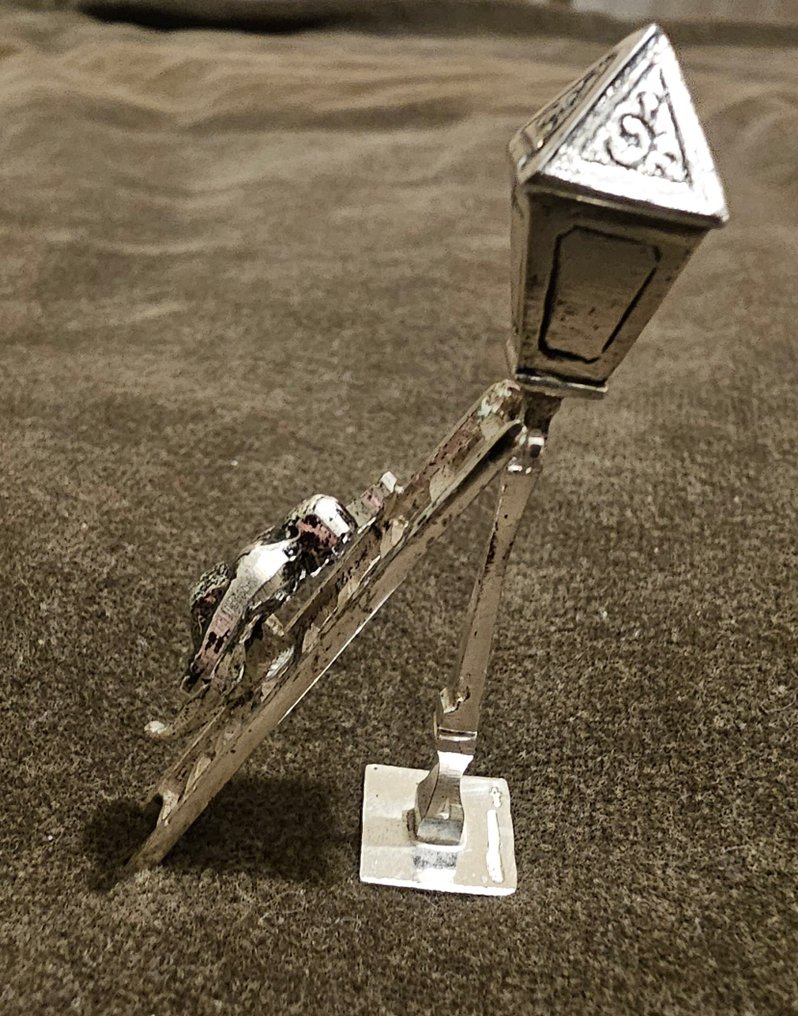 Miniatűr figura - Lantaarnmaker - .835 ezüst #3.2