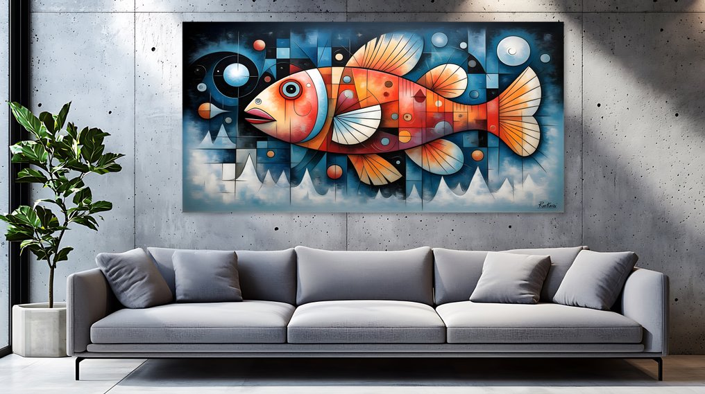 Oskar Rekozi - BigArt · Fish - XXL - 1/1 Unique Piece #2.1