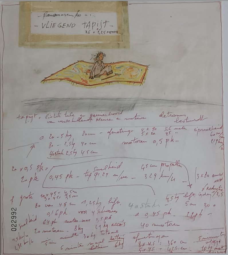 Panamarenko (1940-2019) - Vliegend tapijt #1.0