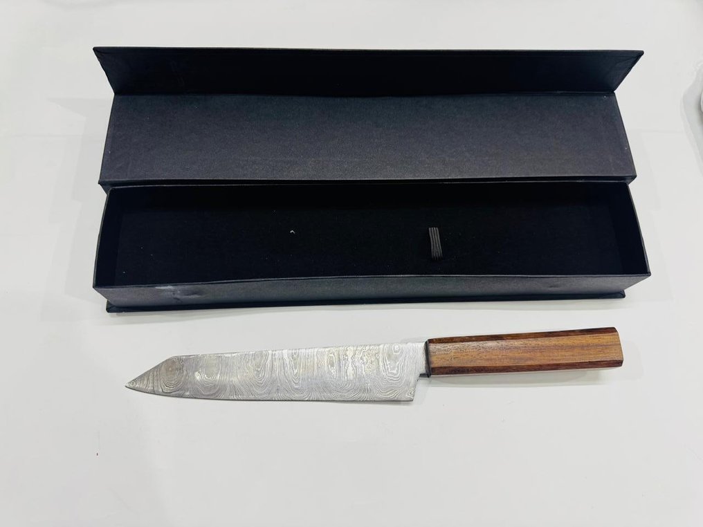 厨刀 - Nakiri bōchō -  日本菜刀（087） - 折叠钢与天然木柄 - 日本 - 日本菜刀 #4.3