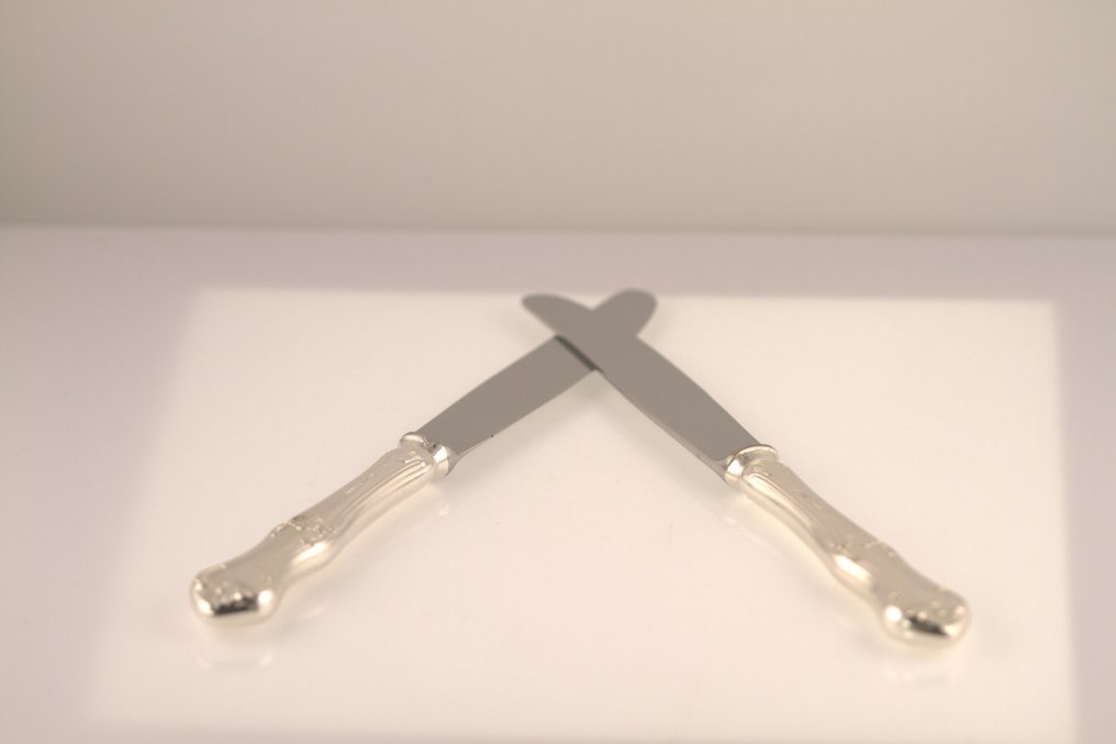 Guldsmedsaktiebolaget GAB - Τραπεζομάχαιρο (2) - MEMA - .830 silver #4.3