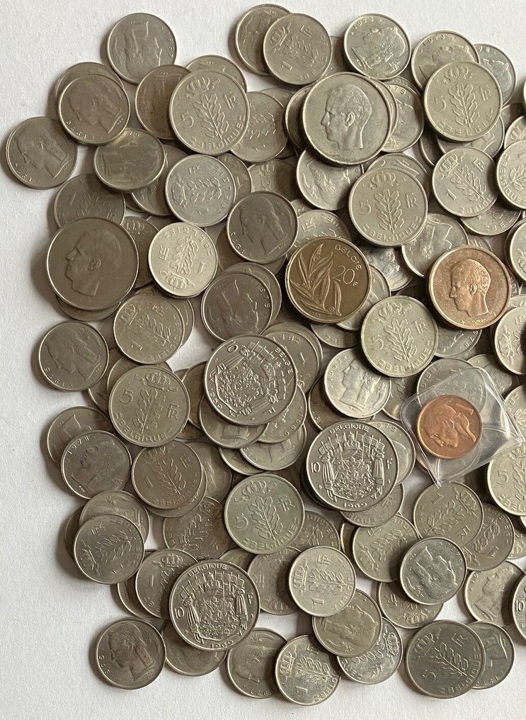 比利时. 布德维恩一世. Lot of Belgian 320 pcs. coins (没有保留价) #2.1