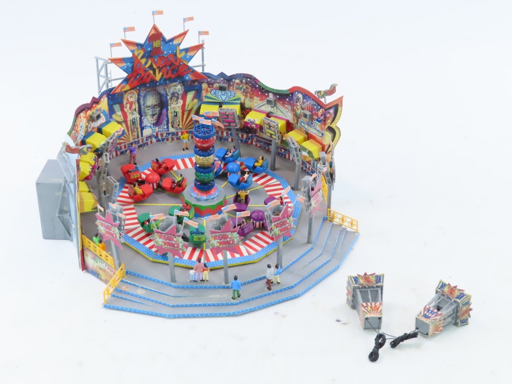 Faller H0 - 440 - Machete tren (1) - Atractie de carnaval 'Break Dancer' cu 2 case de bilete. #1.0