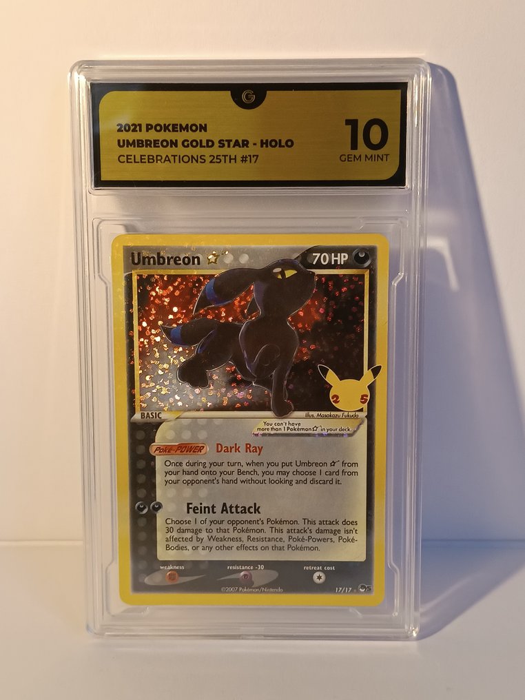 Pokémon - 1 Graded card - Umbreon #17 Folie - GG 10 - Sword & Shield - Celebrations #2.1