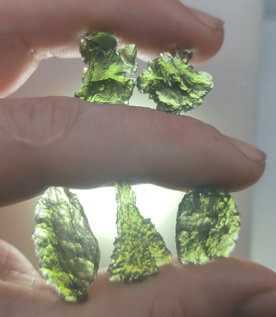 Μολδαβίτης Μολδαβίτες από το Chlum, Νότια Βοημία. - 10 g - (5) #4.3