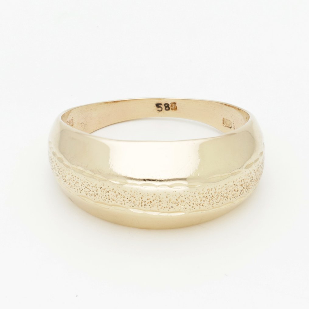 Bague - 14 carats Or jaune #1.0