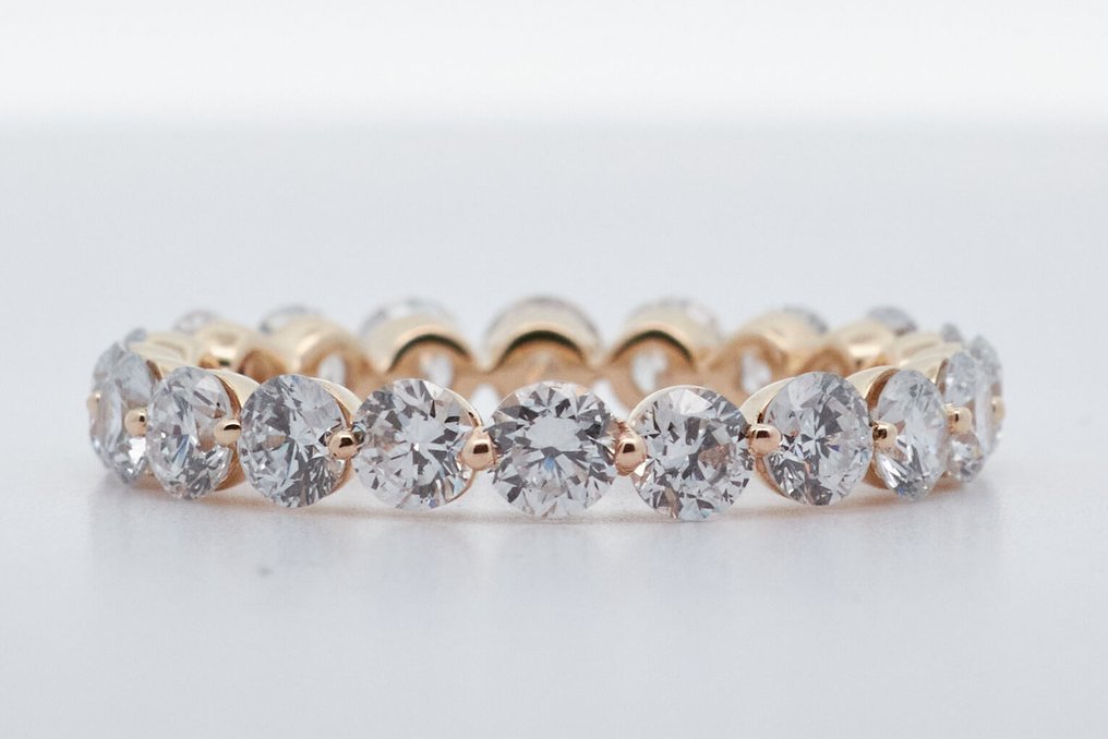 没有保留价 - 戒指 - 14K包金 黄金 -  2.47ct. tw. 钻石 (实验室培育) #2.1