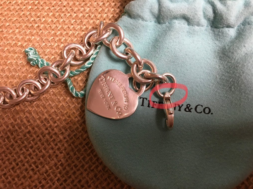 Sin precio de reserva - Tiffany & Co. - Pulsera de dijes - Love Plata #4.3