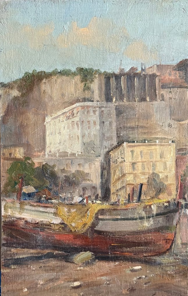 Giuseppe Aprea (1876-1946) - Marina di Napoli #1.0