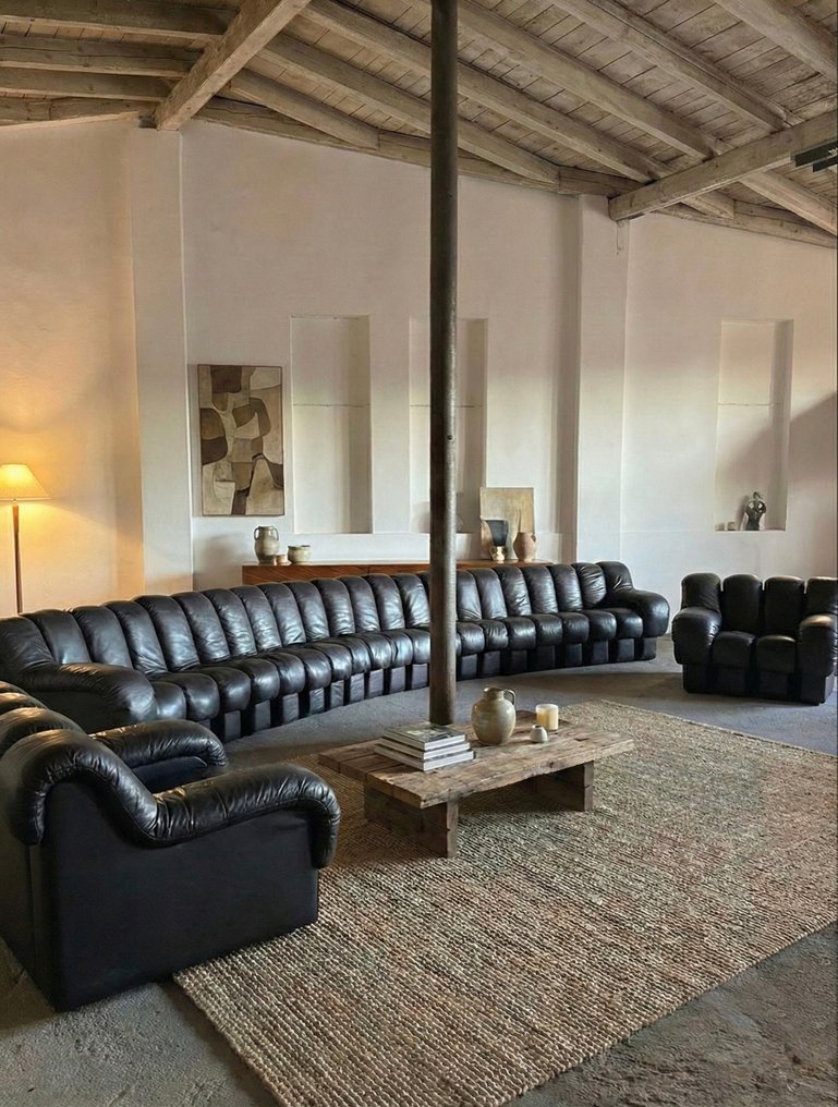 de Sede - Ueli Berger, Eleonore Peduzzi Riva, Heinz Ulrich, Klaus vogt - Sofa (30) - DS-600 - Leather, Wood - Modular #3.2