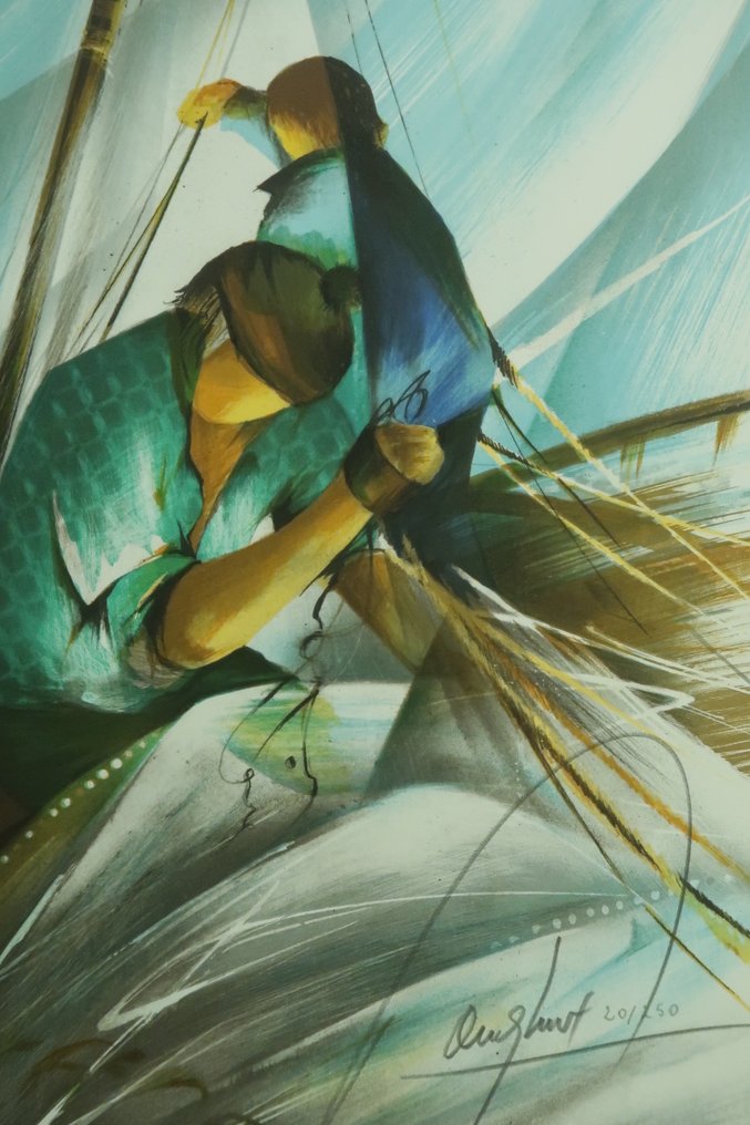 Signé; Louis Amade & Raymond Poulet - Les vieux métiers [36 lithographies originales signées Raymond Poulet; 1/250 num.] - 1984 #1.0