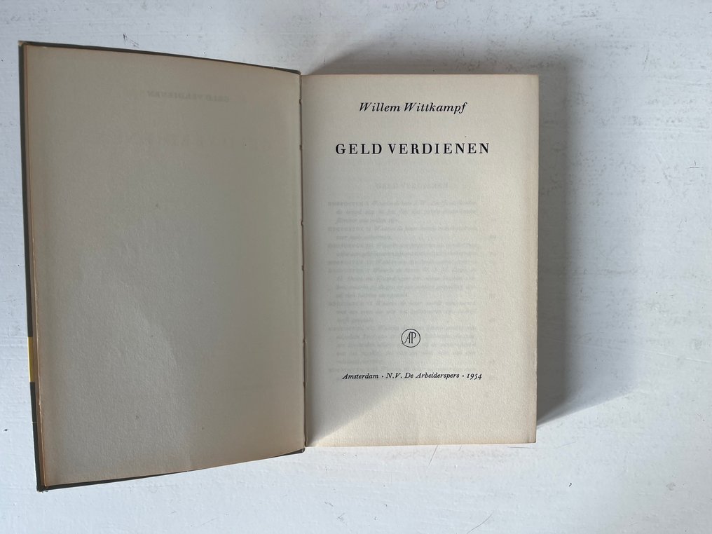 Willem Wittkampf - Geld verdienen [Met opdracht] - 1954 #2.1