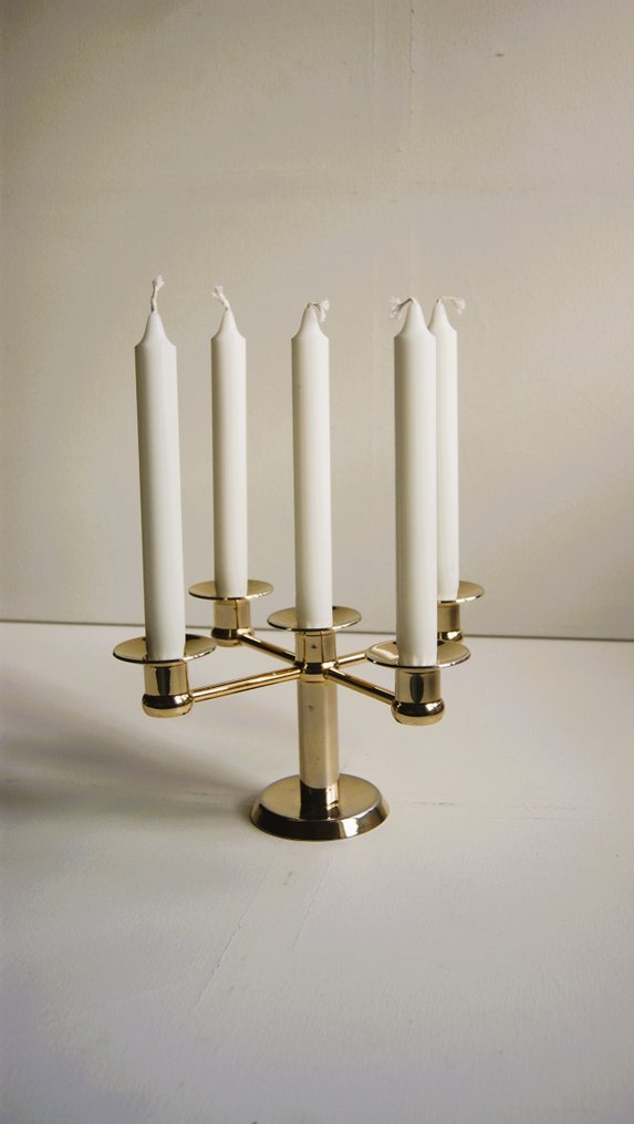 Altecco - Κηροπήγιο - Ορείχαλκος - Επιχρύσωση 24 καρατίων. #2.1