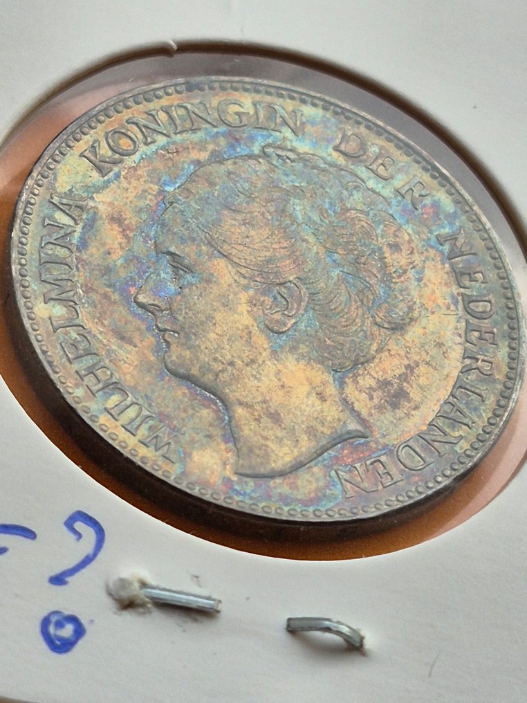 Ολλανδία. Wilhelmina. 1 Gulden 1939/1944, 4 stuks  (χωρίς τιμή ασφαλείας) #2.1