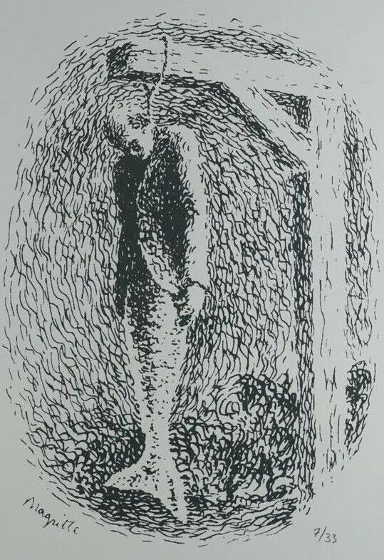 René Magritte (1898-1967) - Untitled (Gallow) #2.1