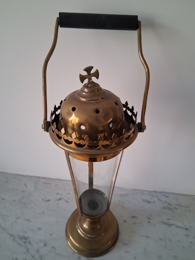 Φανάρι - Χαλκός, Γυαλί - Φανάρι μέτρησης - 26 εκ. #2.1