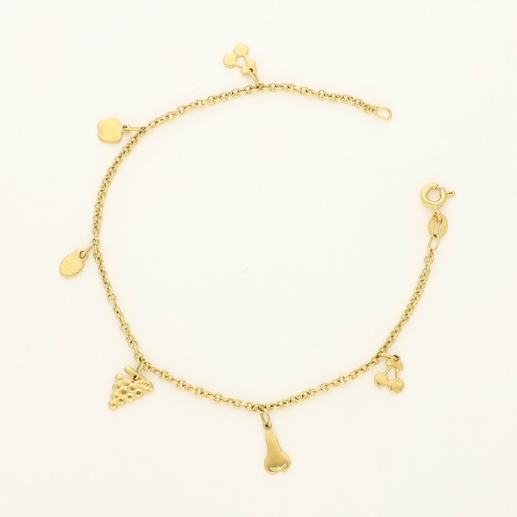 Bracciale con charm - 18 carati Oro giallo #2.1