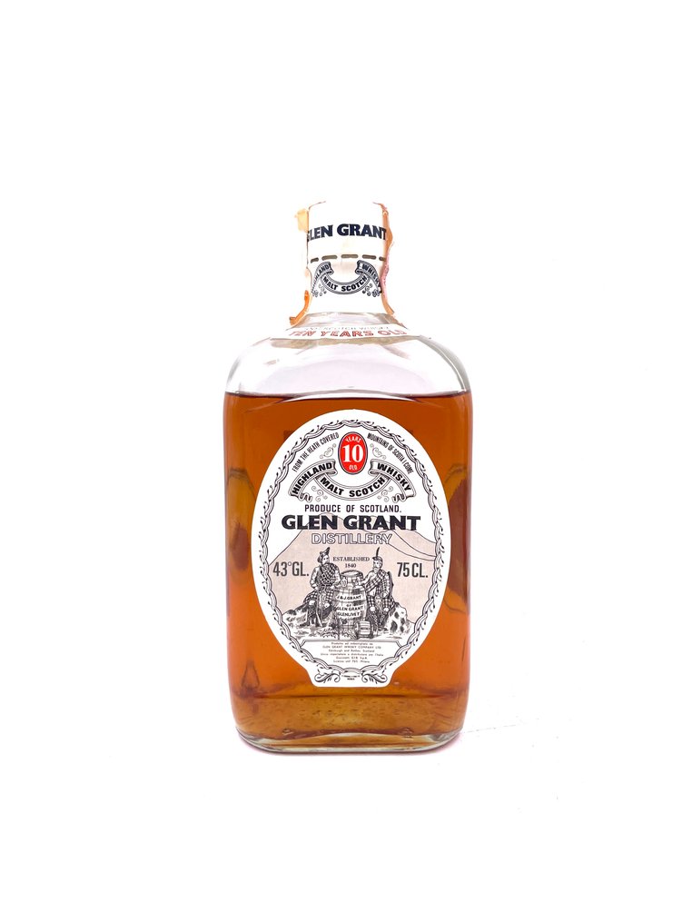 Glen Grant 10 years old Highland Malt Scotch Whisky  - b. 1970s - 75cl - 2 bottles #1.0